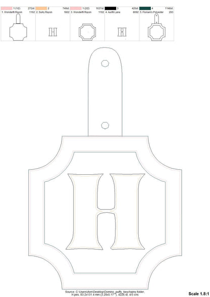 Special Puffy Puff Foam Classic Keychain