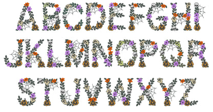 Spooky Skull Halloween Font