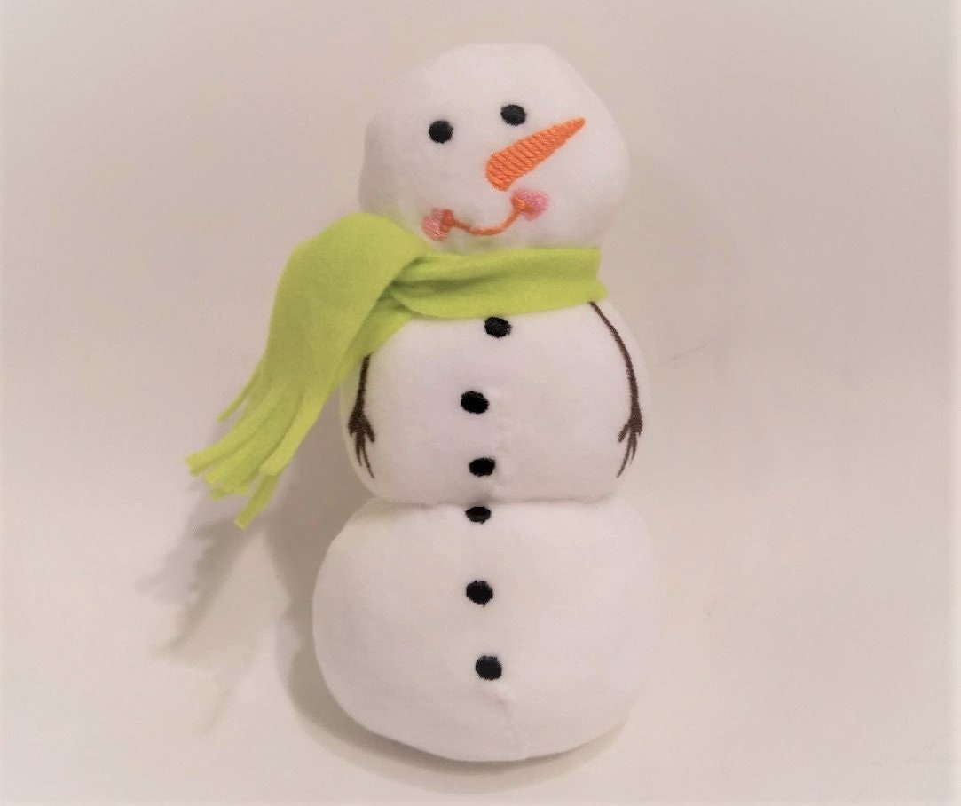 Snowman ITH embroidery snowman doll In The Hoop Machine Embroidery