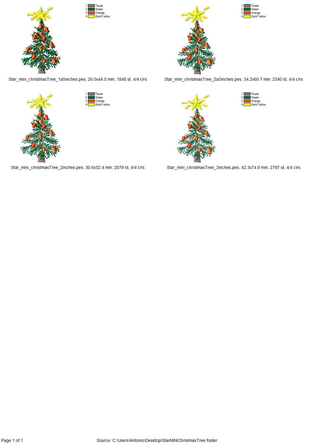 Mini Christmas Tree with Lights