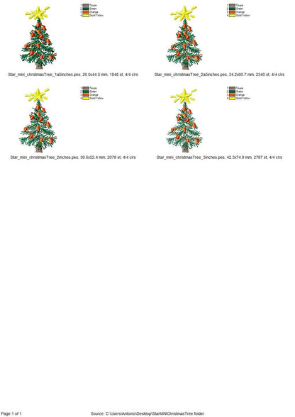 Mini Christmas Tree with Lights