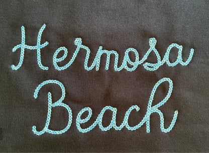 Dense Bold Chain Stitch Font