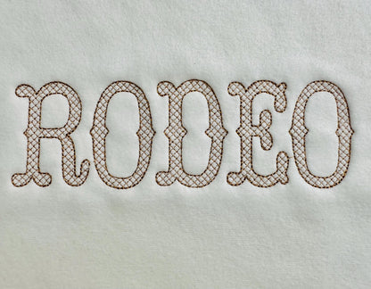 Western Font light stitch diamond pattern machine embroidery designs