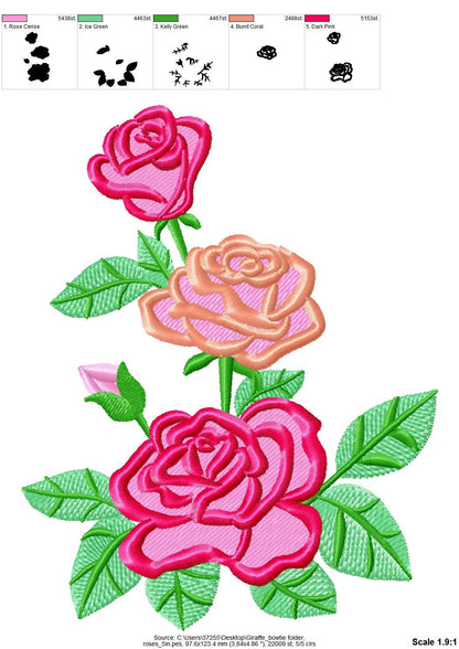 Shabby Chic Flower Rose Bouquet