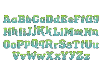 Awesome Iridescent Ombre Font