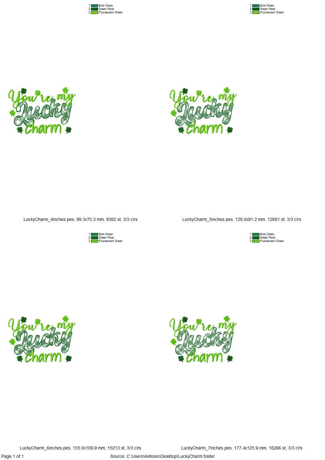 You're My Lucky Charm Saying