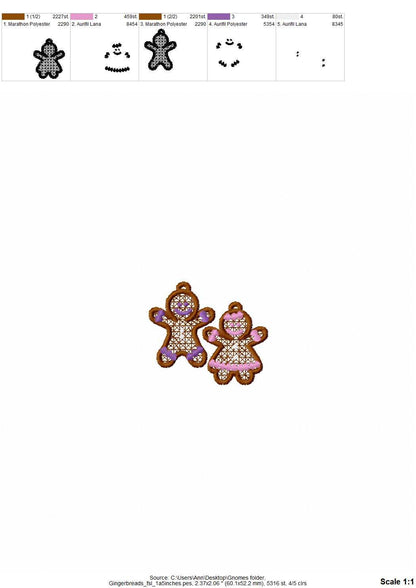 Christmas Gingerbread Man FSL