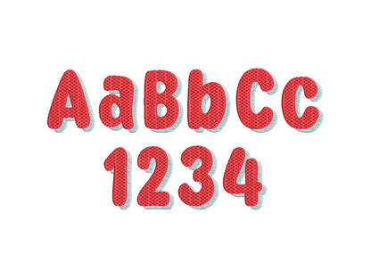 Waffle Stitch Shadow Font