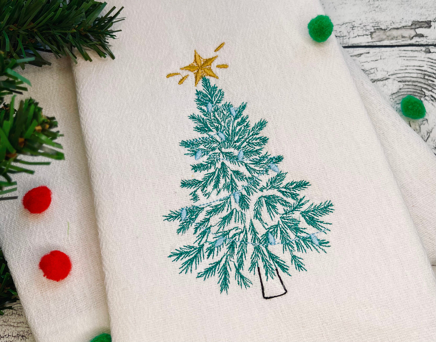 Vintage Old Fashioned Christmas Tree