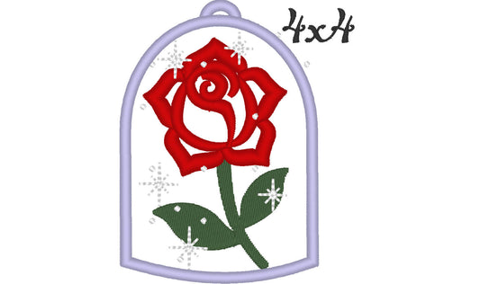 Sparkling Belle Rose Tale Applique