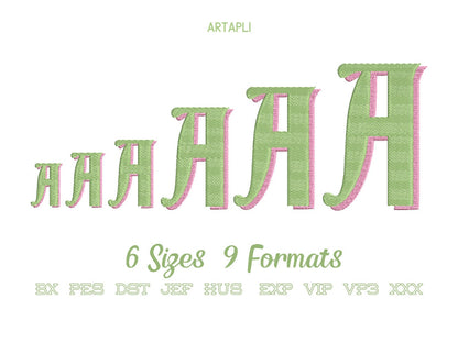 Vintage Retro Shadow Font