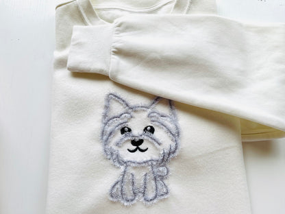 Yorkie Fringed Dog Puppy