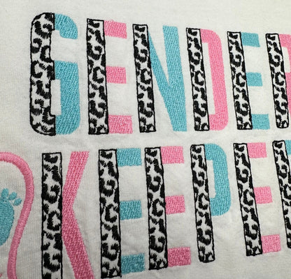 Leopard Spots and Fill Stitch Narrow Split Font