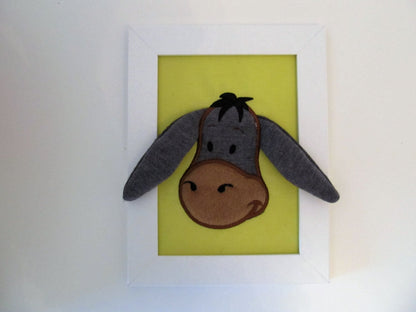 Donkey Face 3D Applique ITH