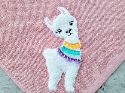 Little Llama with Tassels Applique
