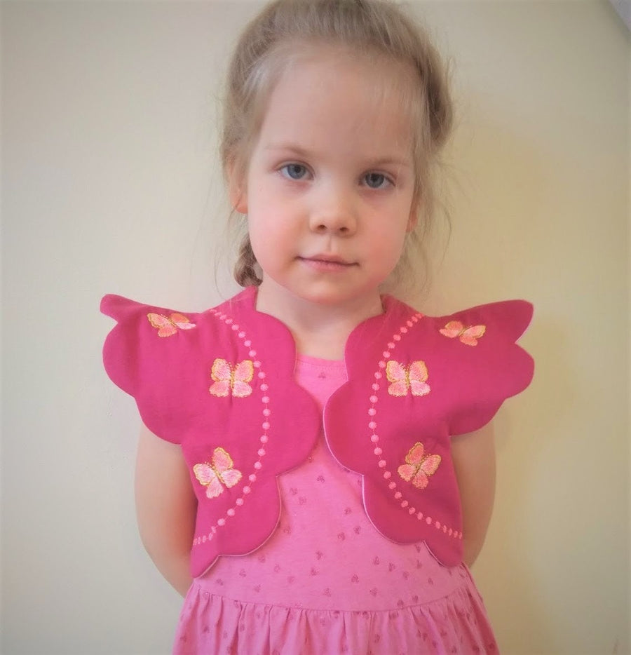 Kids Butterfly Vest Bolero Jacket ITH