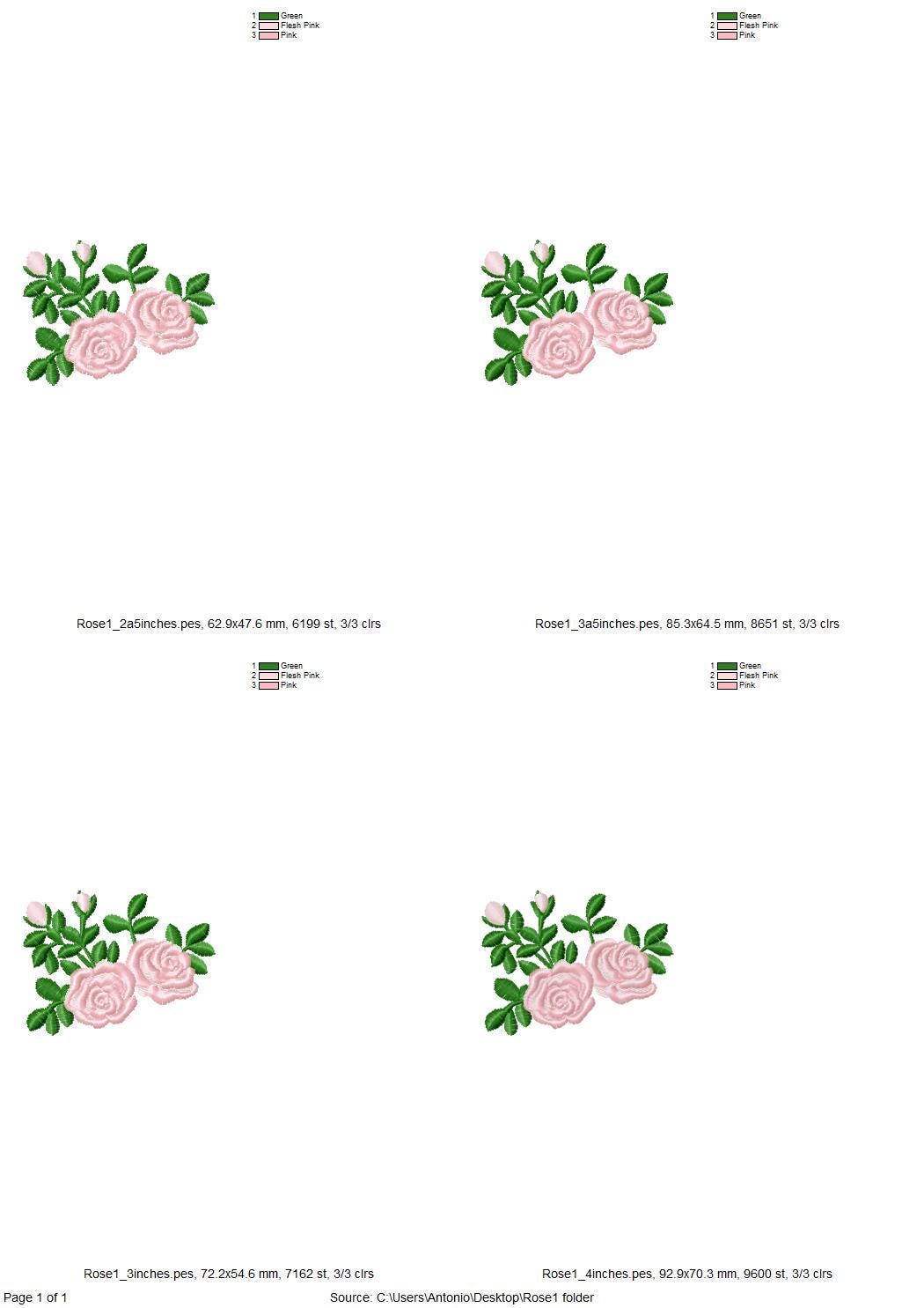 Accent Mini Rose Flower Bouquet