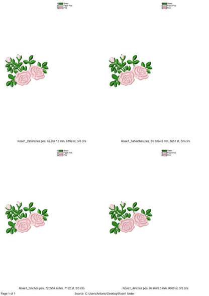 Accent Mini Rose Flower Bouquet