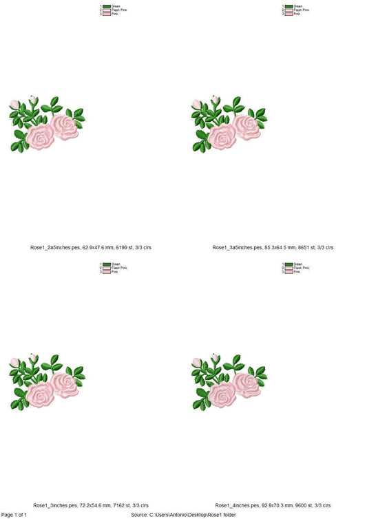 Accent Mini Rose Flower Bouquet