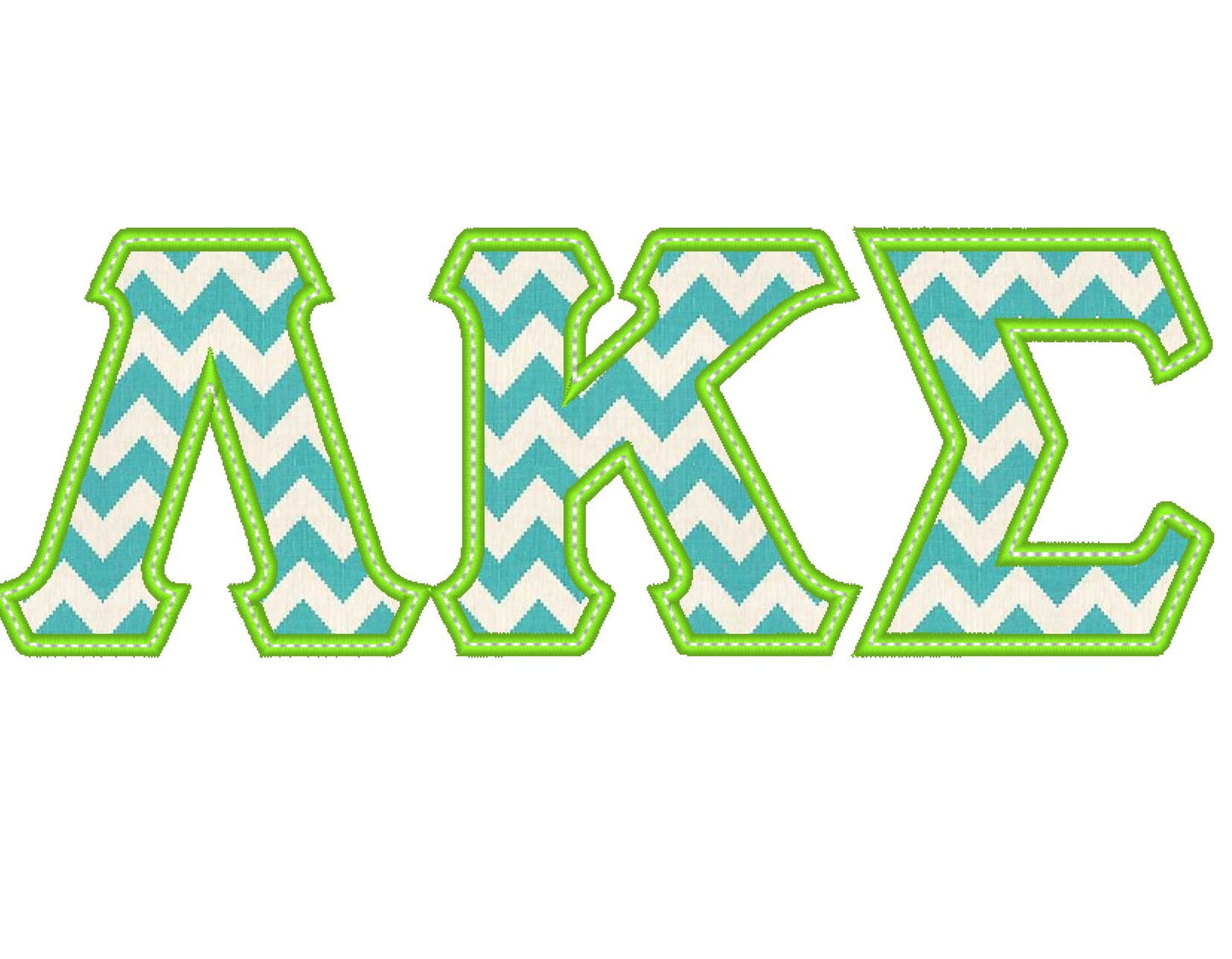 Sororities Greek Font Applique