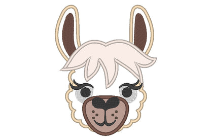 Llama Face Applique