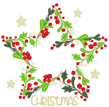 Christmas Star Wreath