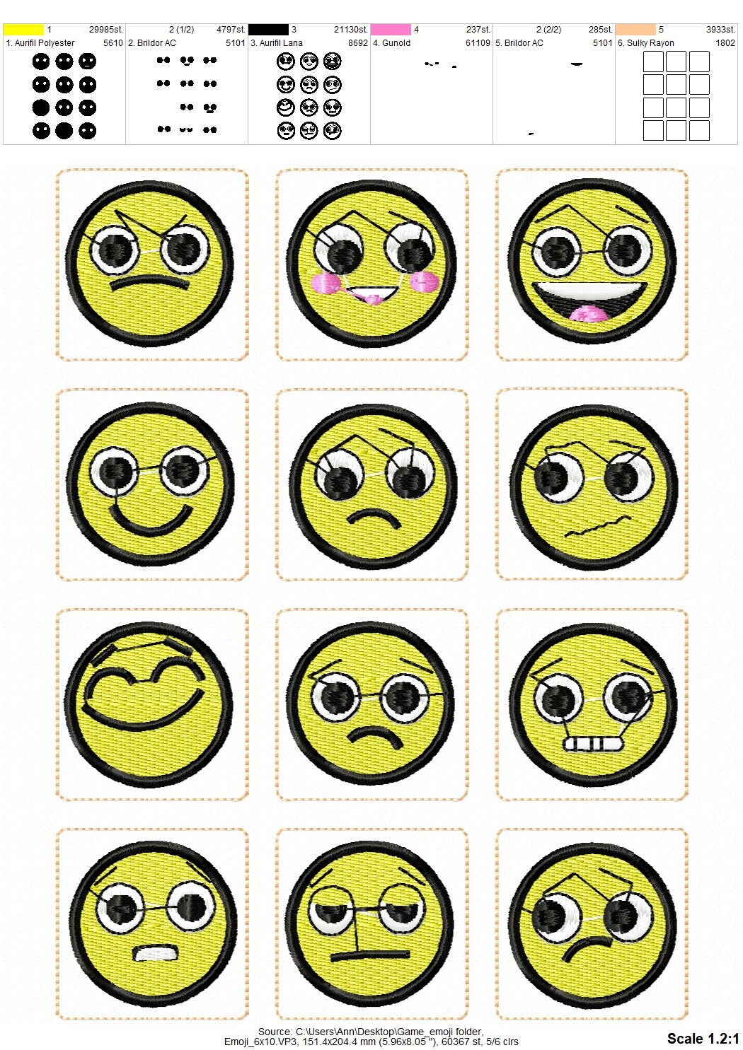 Memory Game Happy Faces ITH