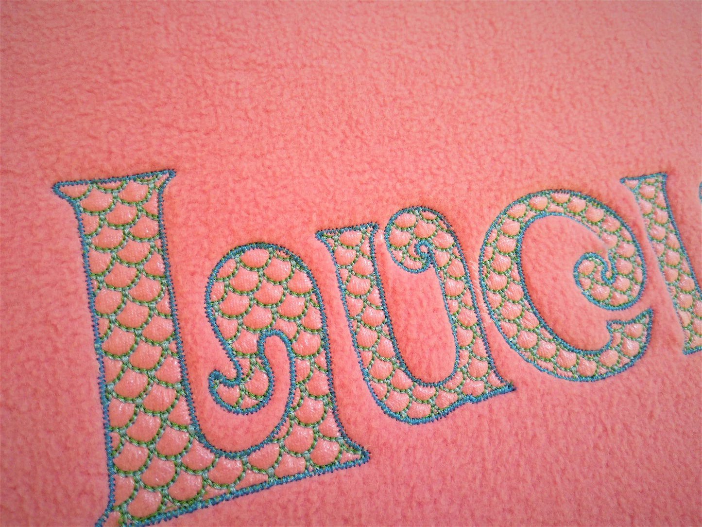 Light Stitch 2-Color Mermaid Font