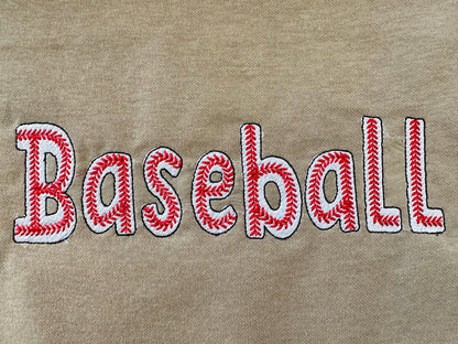 Baseball Fill Stitch Sports Font