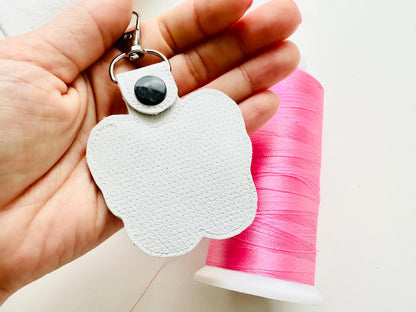 Fringed Butterfly Wings Keychain