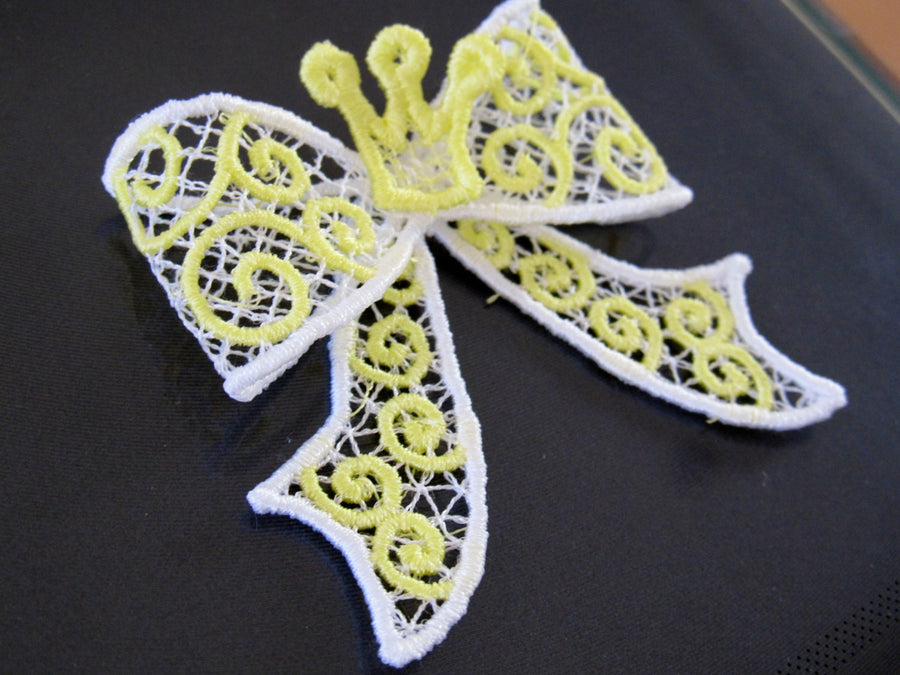 Curl Swirl Bow with Crown FSL