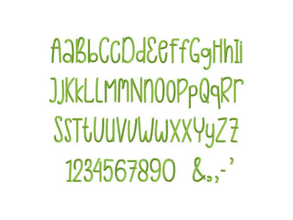 Rope Stitch One Height Font