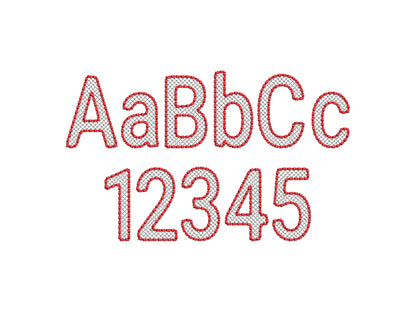 Puff Outline Baby Rounded Font