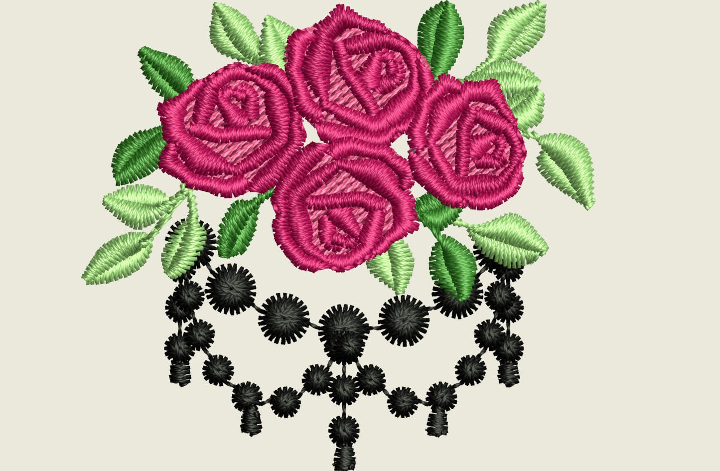 Accent Floral Rose Bouquet with Chain