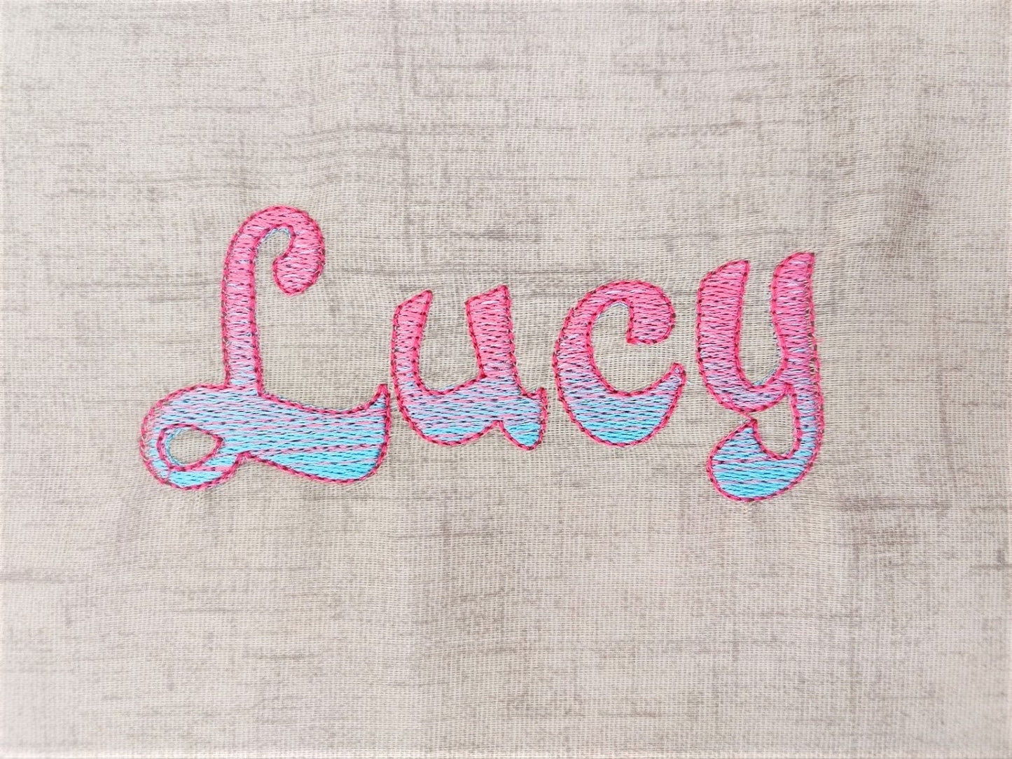 Iridescent Ombre 2-Color Font