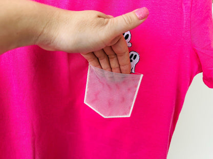 Halloween Spooky Ghost Pocket ITH