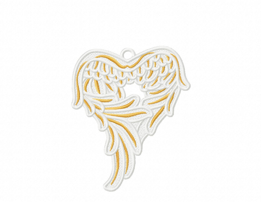 Angel Wings Christmas Ornament FSL