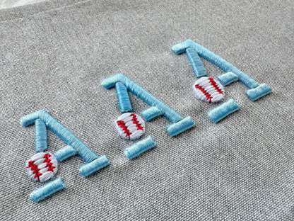Puffy Puff Foam Baseball Font