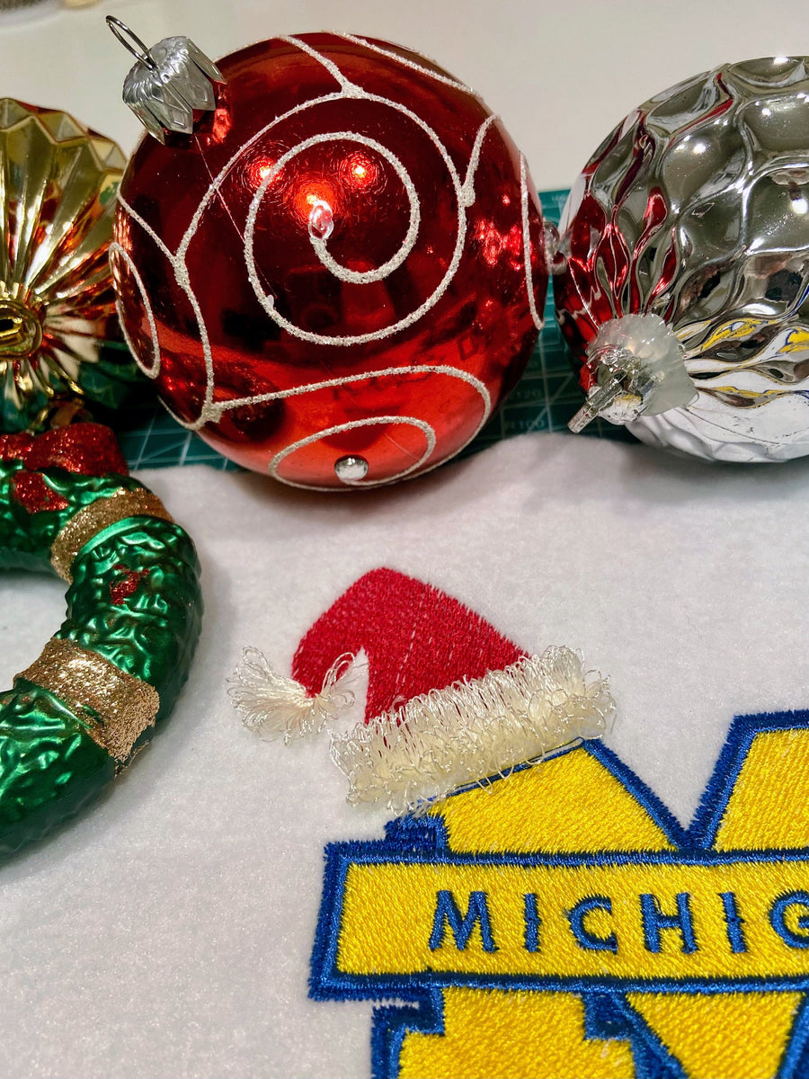 Fringed Christmas Gnome Santa Hat Accent