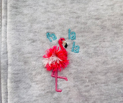 Mini Fringed Singing Flamingo