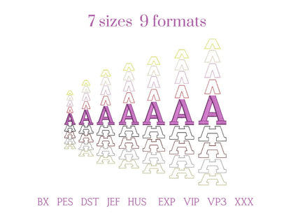 Trendy Greek Stacked Font