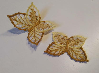Fall Leaf Butterfly FSL Set of 3