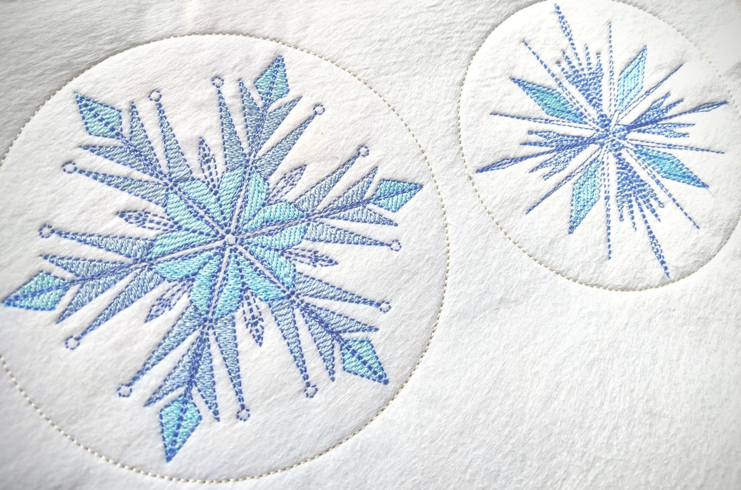 Frozen Light Stitch Snowflake Set of 2