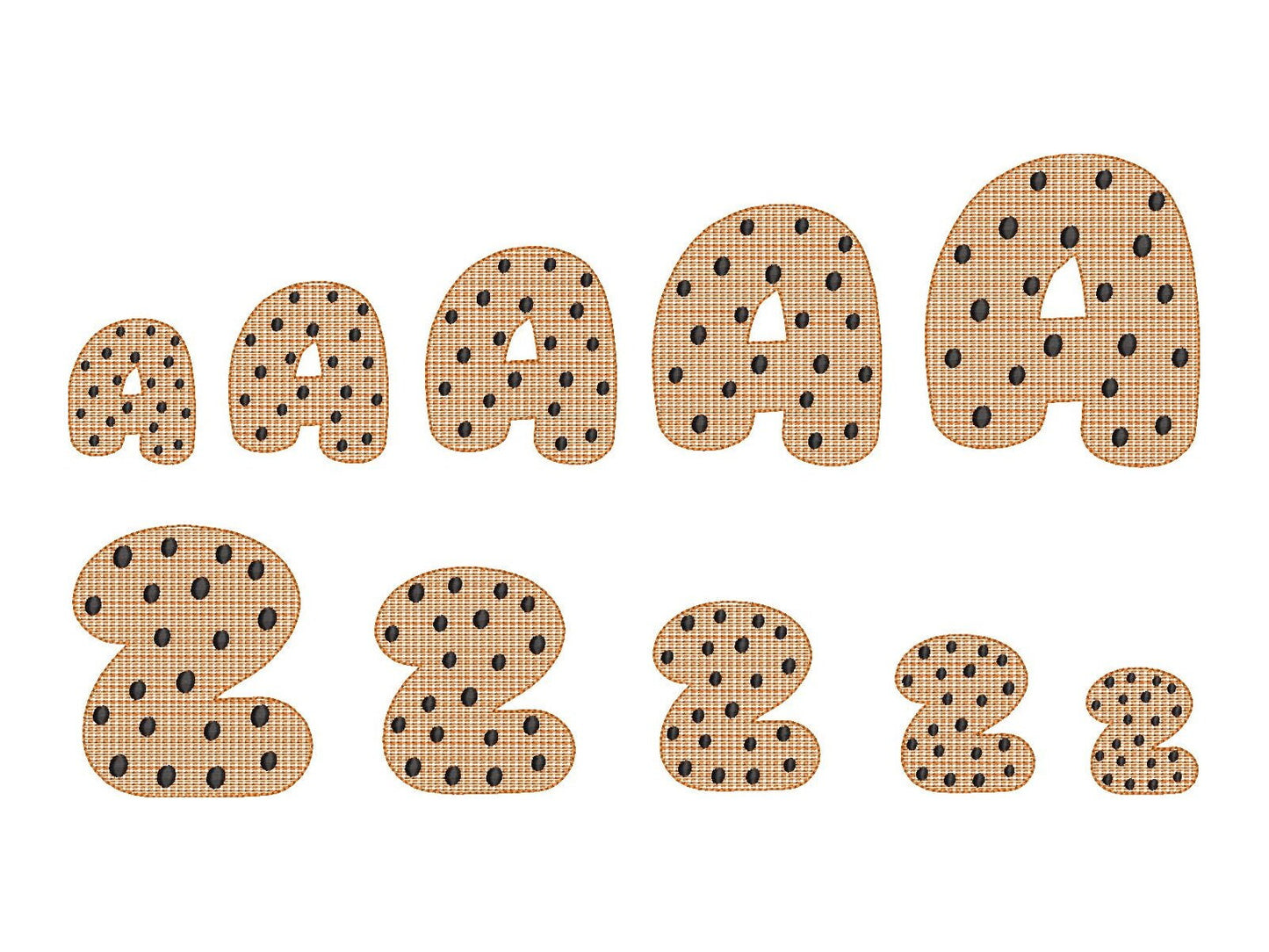 Cookie with Choco Crisps Font