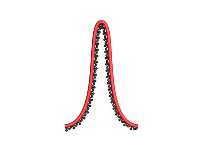 Elegant Lace Edge Split Side Seam