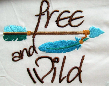 Single Arrow with Feather Set of 5