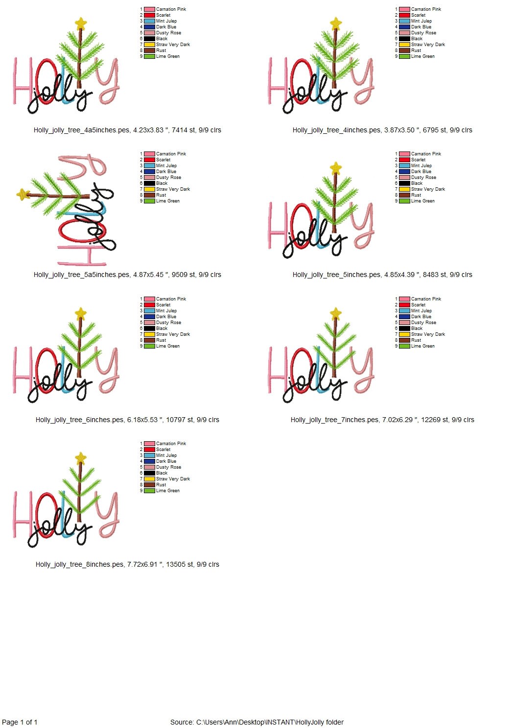 Christmas Holly Jolly Saying