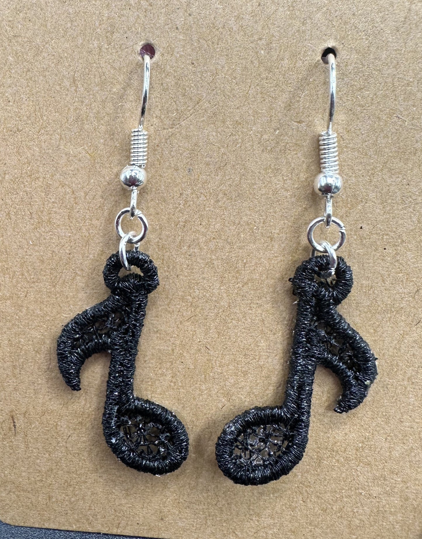 Music Notes Earrings Set of 5