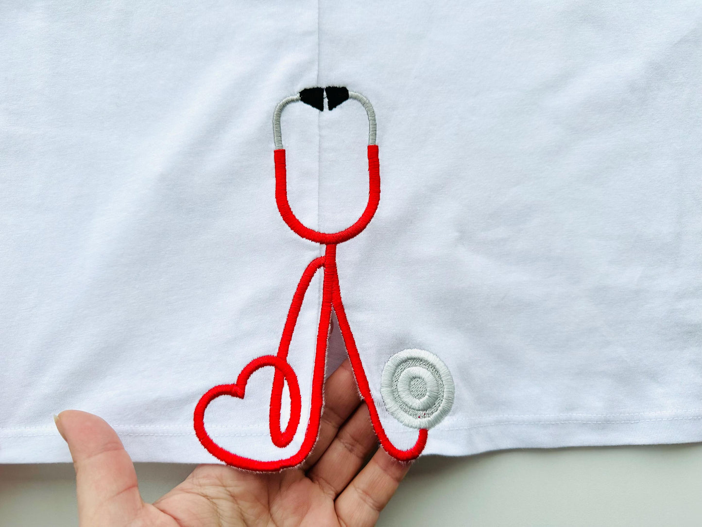 Therapist Medic Stethoscope with Heart