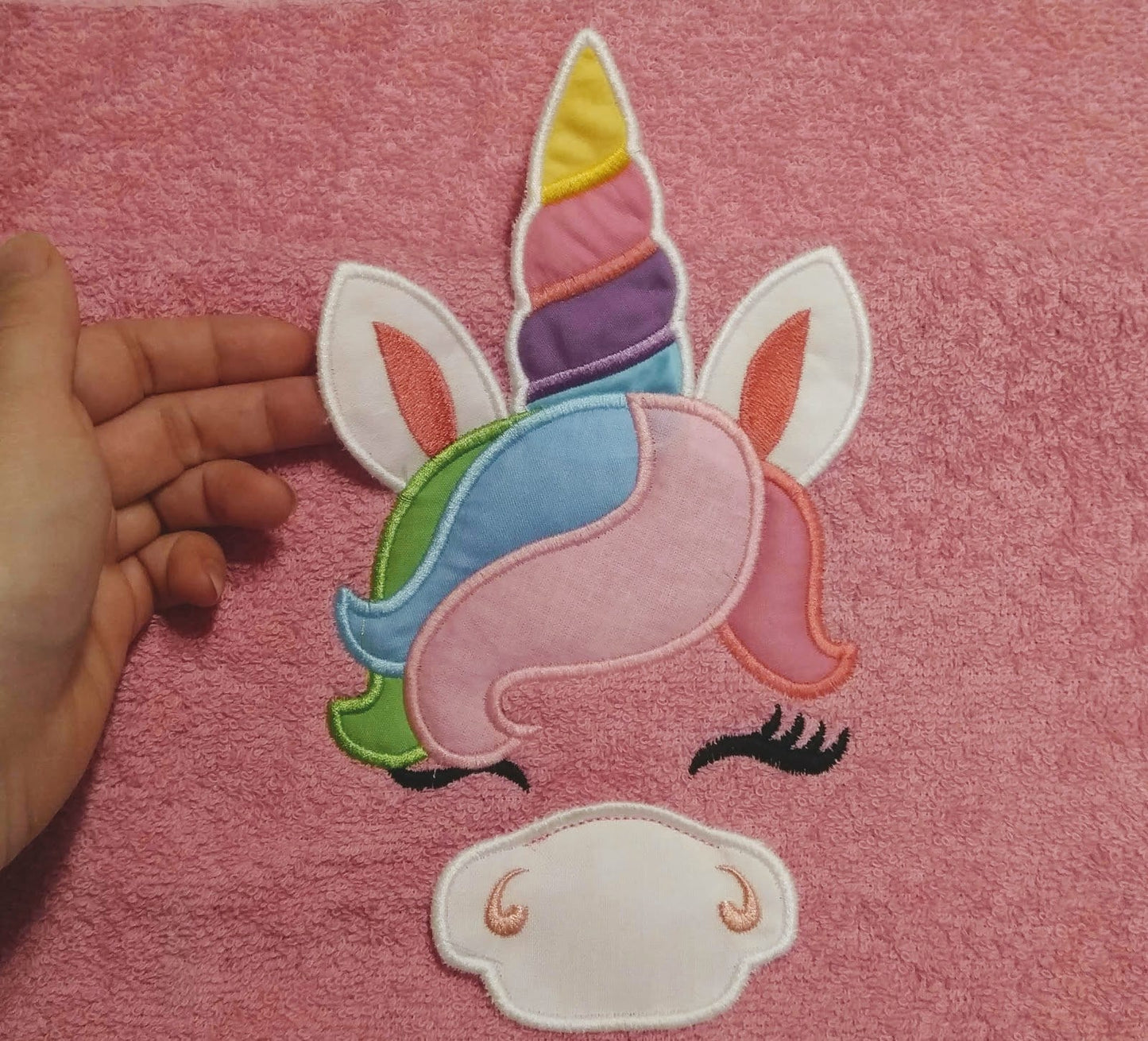 Unicorn Hooded Towel ITH